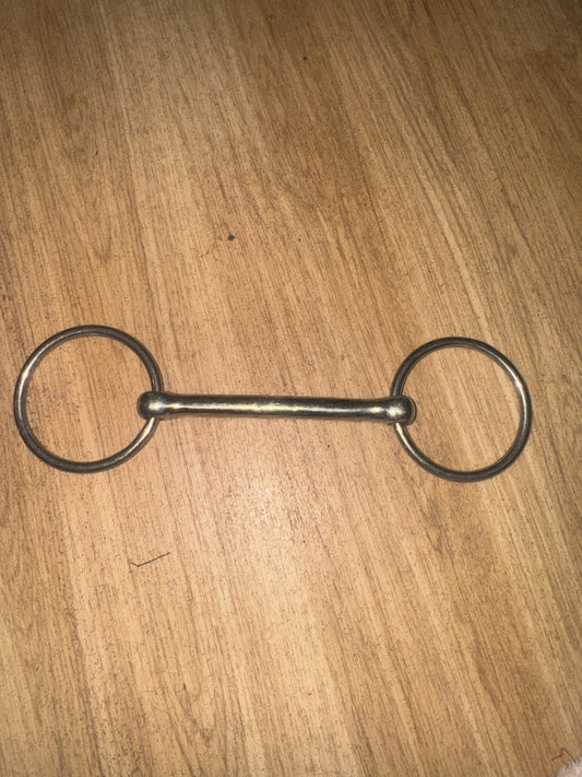 4.5” Loose Ring Mullen Mouth Snaffle