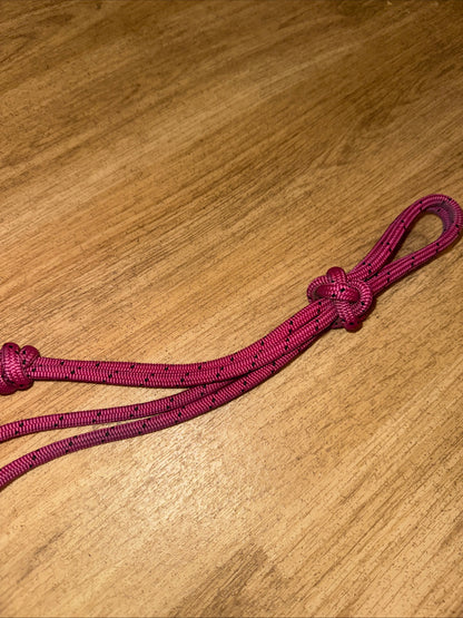 Double Diamond Pink Rope Halter – Natural Horsemanship Training Halter