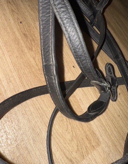 Rhinegold Softee Full Black Reins #49