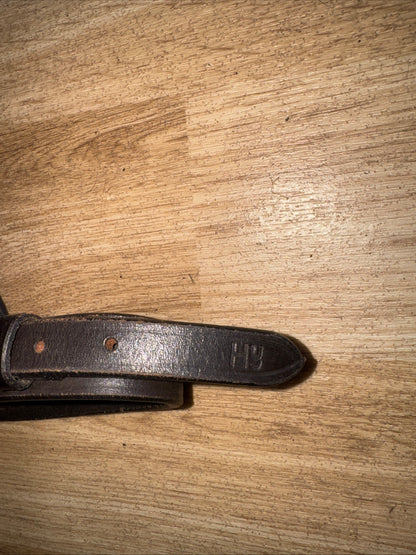 Hy Equestrian Brown Hunter Flat Noseband Full Size | Second Hand Horse Tack #88