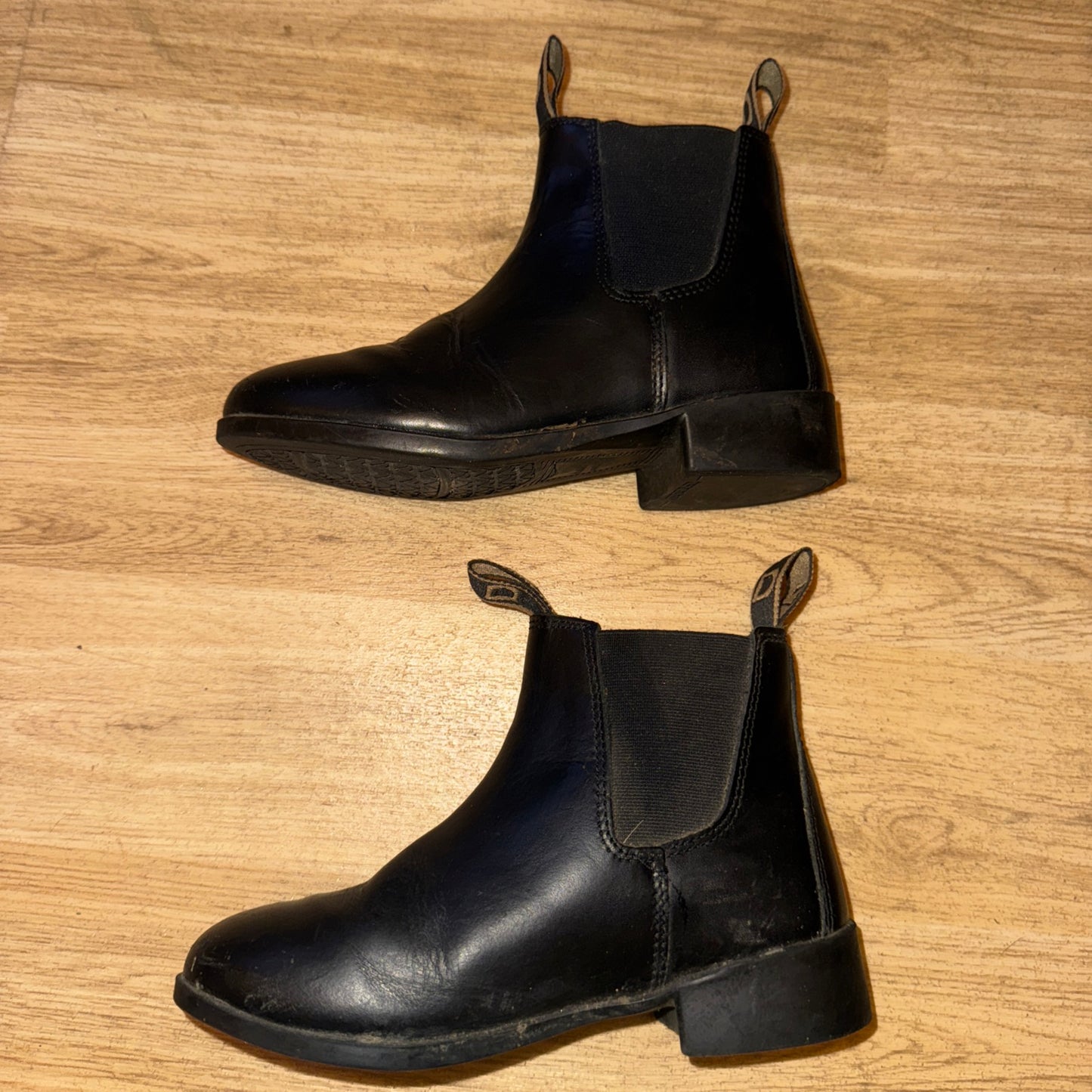 Dublin Black Leather Childs Size 13 Jodphur Boots