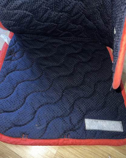 Scarpa Sports Orange Full Dressage Saddle Pad - Free Post