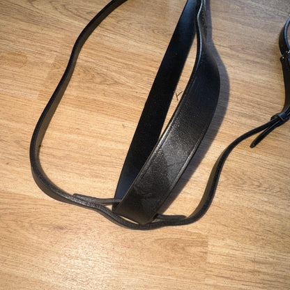 English Black Leather Running Martingale – Horse Tack #22