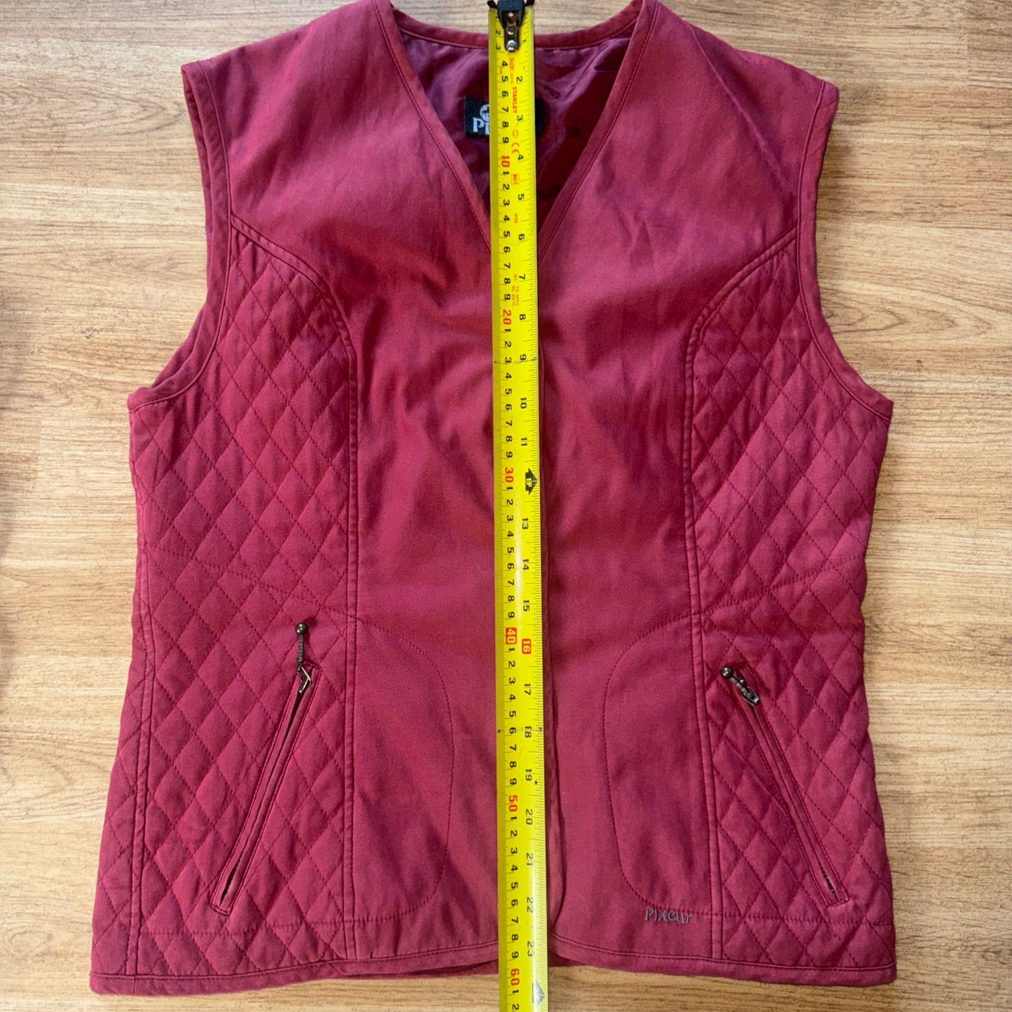 Pikeur Burgandy Quilted Gilet - Ladies 12