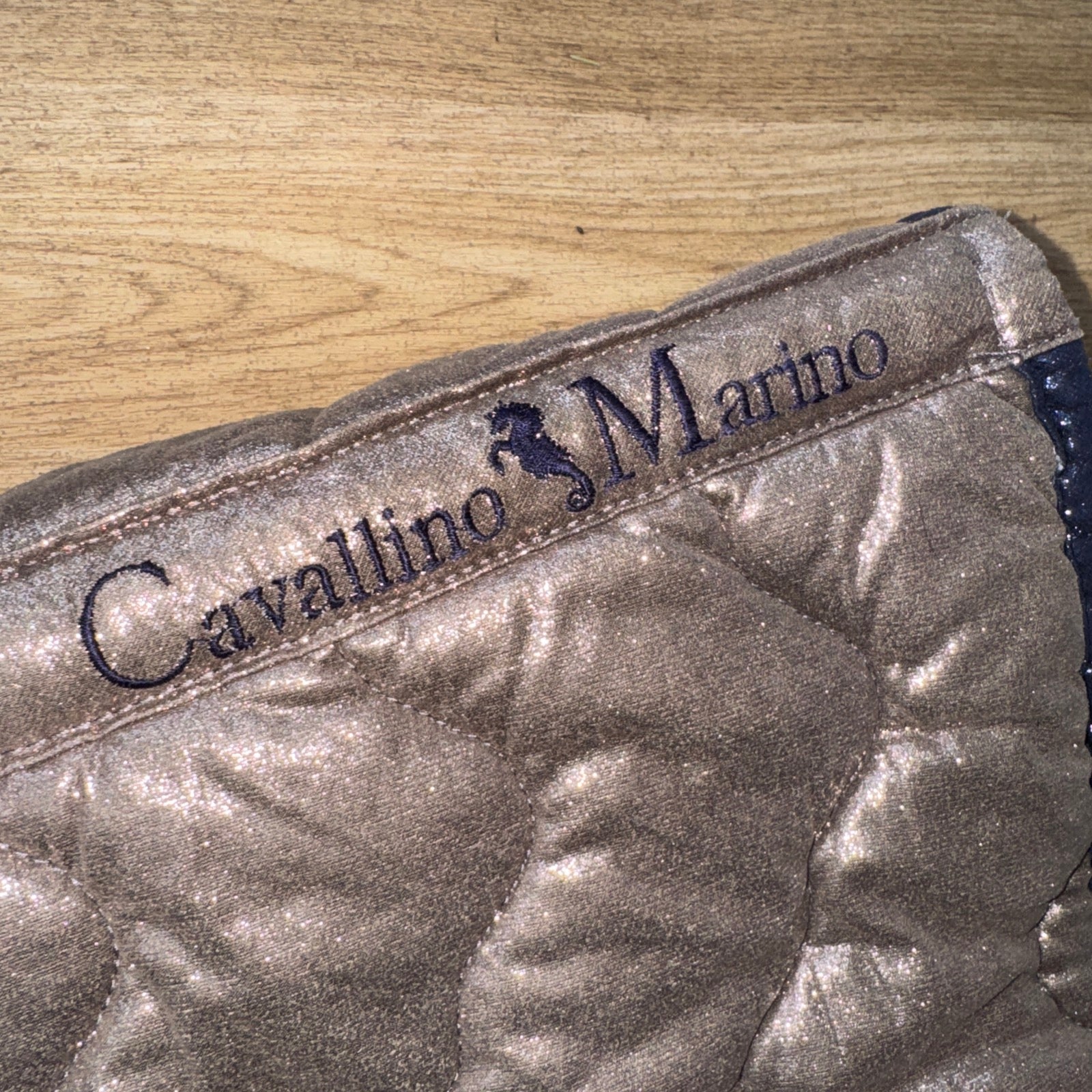 Cavallino Marino Metallic Dressage Saddle Pad - Full