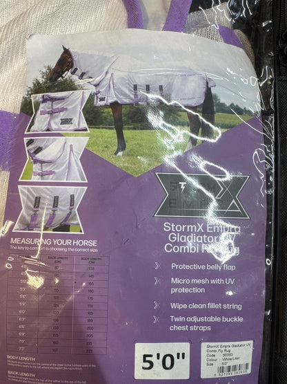 Hy Storm X Empra Gladiator Combi Fly Rug 5’0