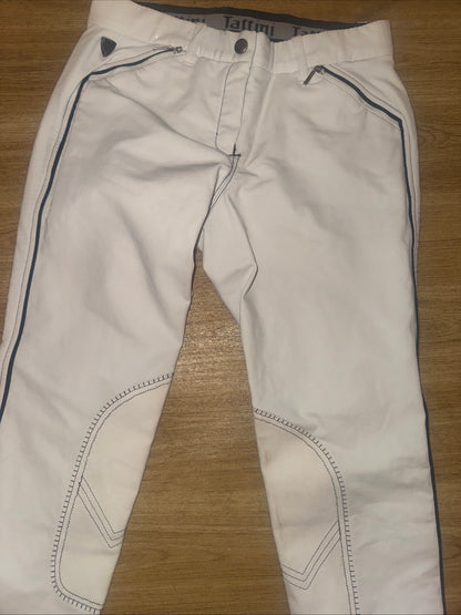 Tattini Maids 22” White Competition Breeches