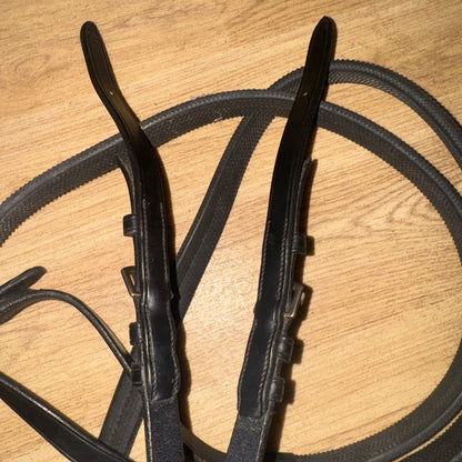 English Leather Size Cob Pimple Grip Reins #346