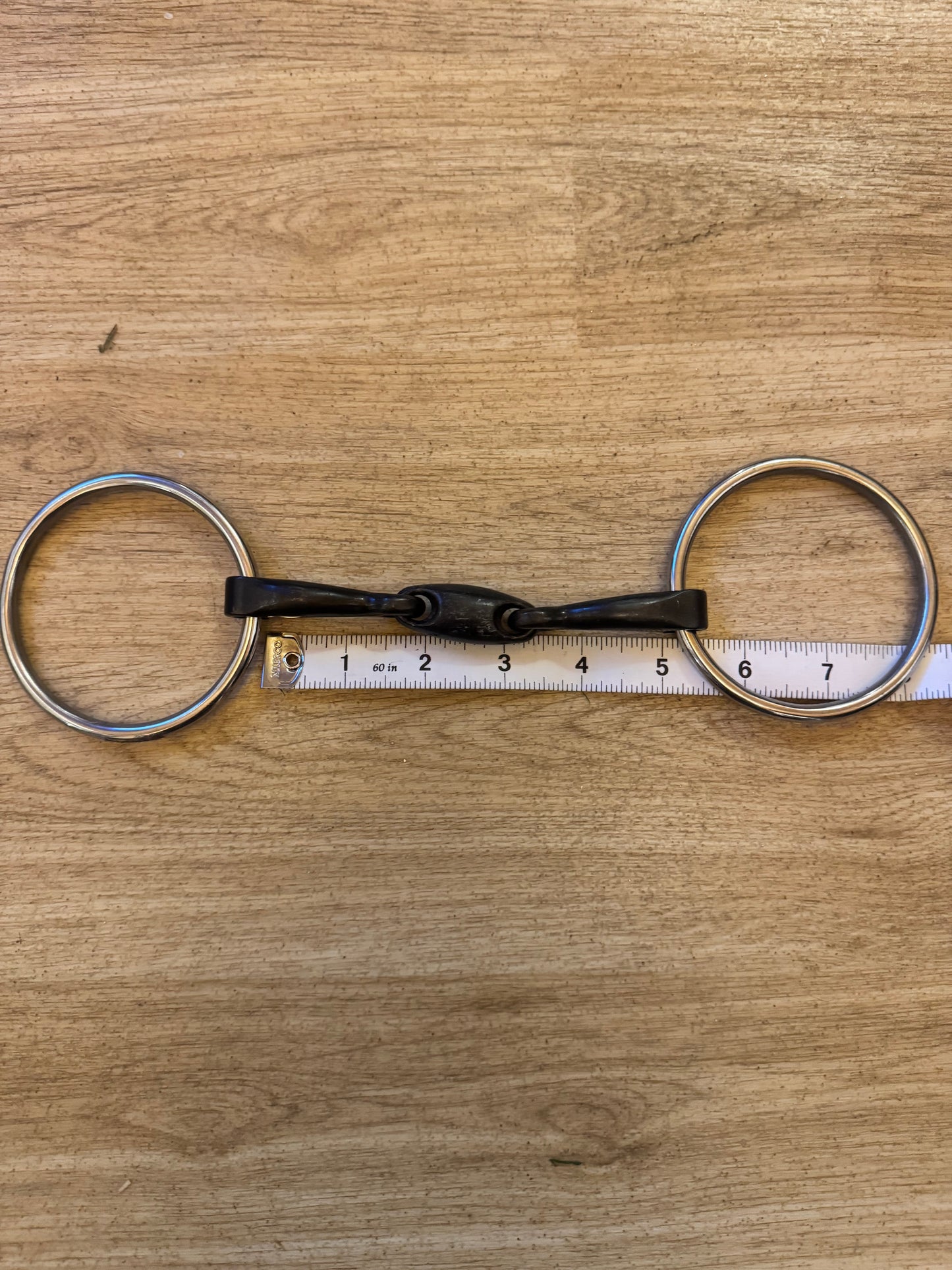 Korsteel 5” Sweet Iron Lozenge Loose Ring Snaffle