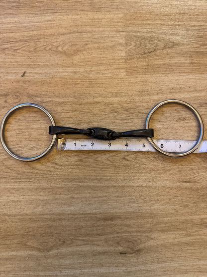 Korsteel 5” Sweet Iron Lozenge Loose Ring Snaffle