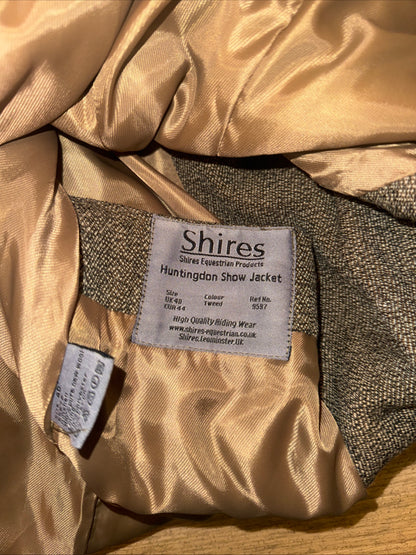 Shires Keepers Tweed Mens 40”  Huntingdon Jacket Horse Riding Showing Hunt #114