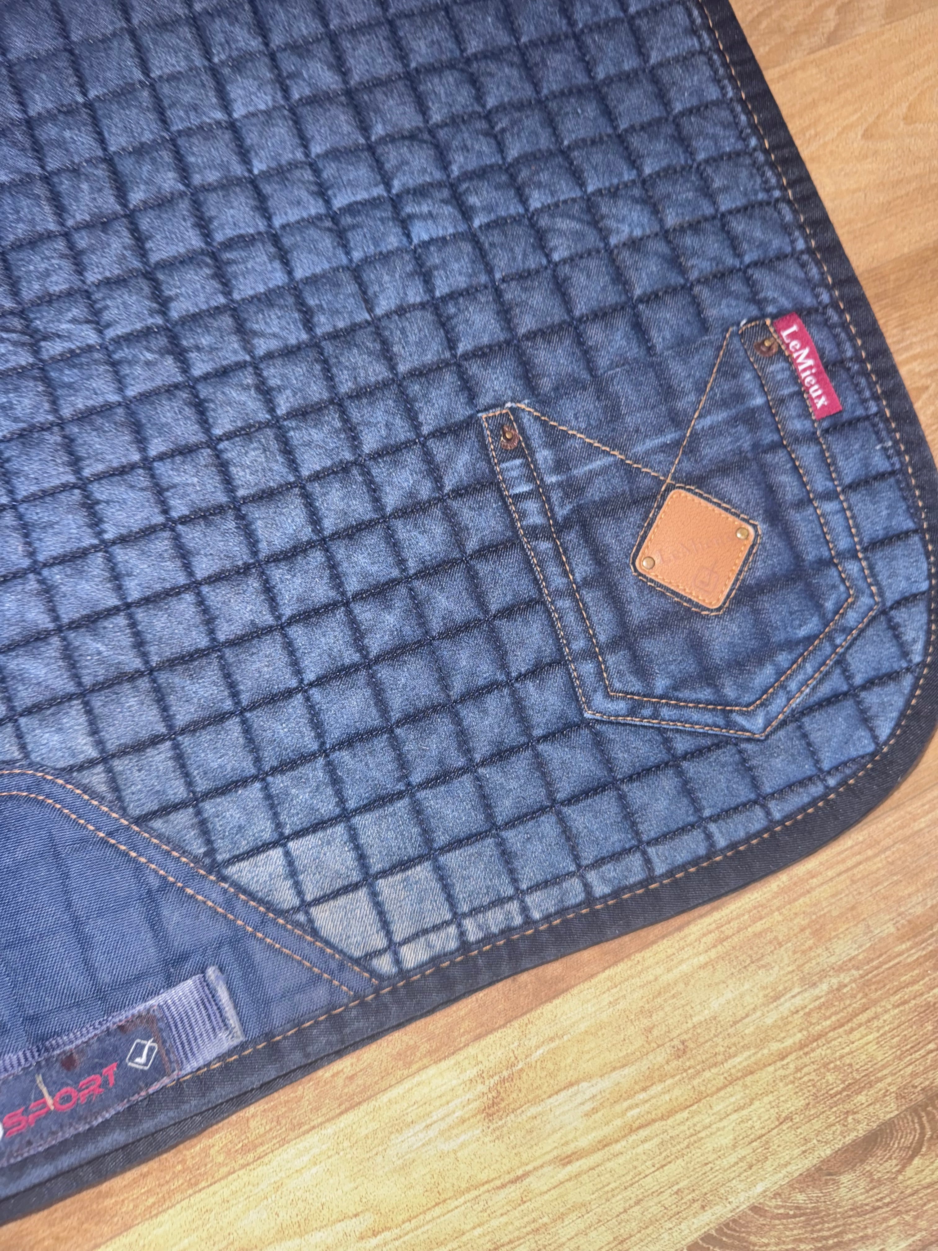 RARE DISCONTINUED Lemieux Denim Dressage Pad - Size Large