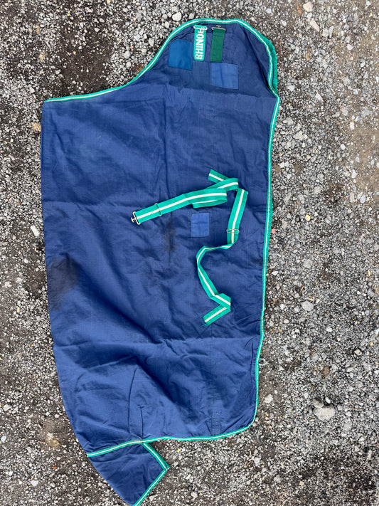 Rhino 6’6 No Fill Turnout Rug | Waterproof 0gm Horse Reproofed