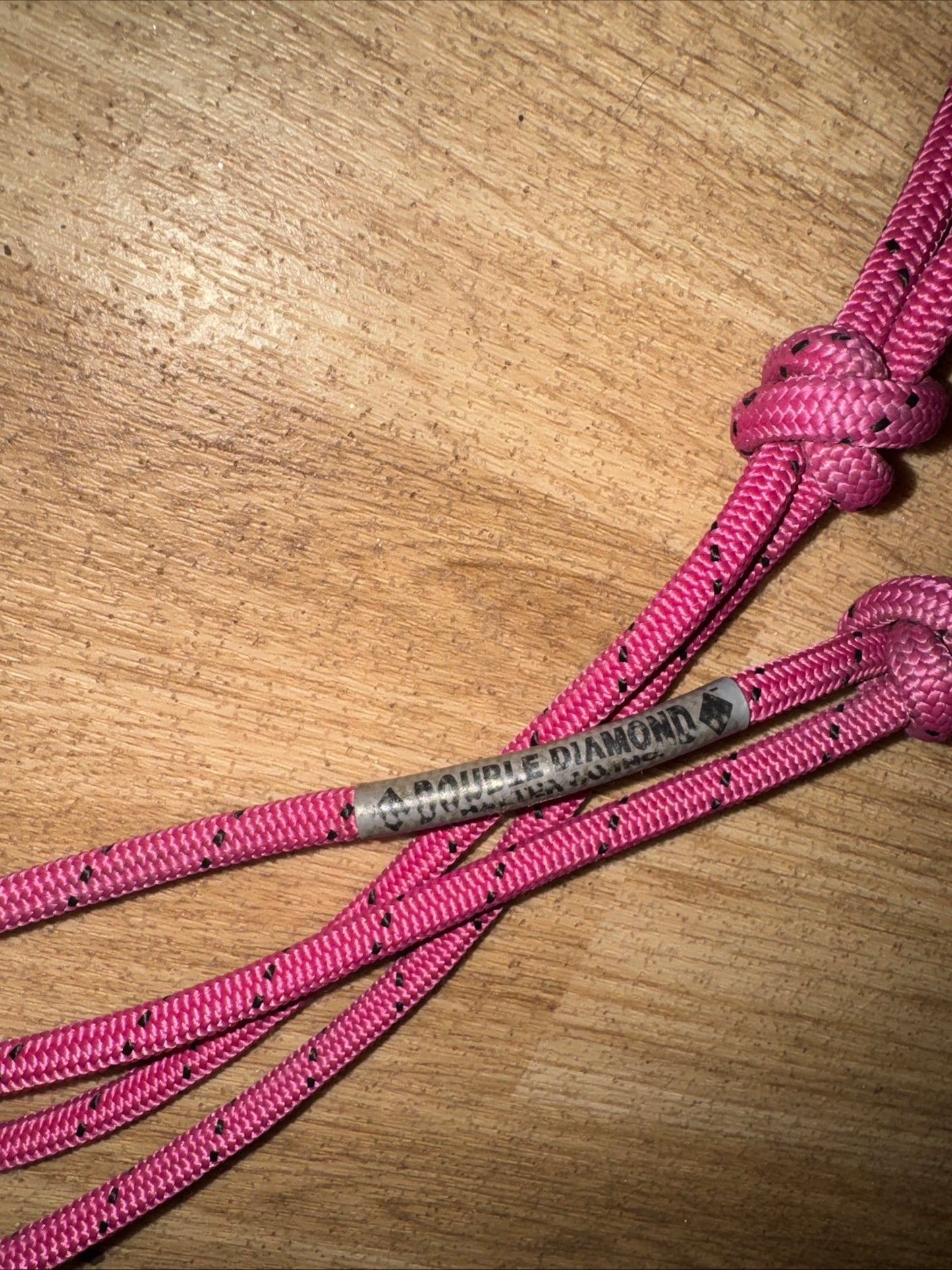 Double Diamond Pink Rope Halter – Natural Horsemanship Training Halter