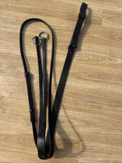English Leather Brown Running Martingale #9