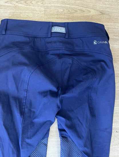 Cavallo Ladies 28” Cavagrip Navy  Breeches