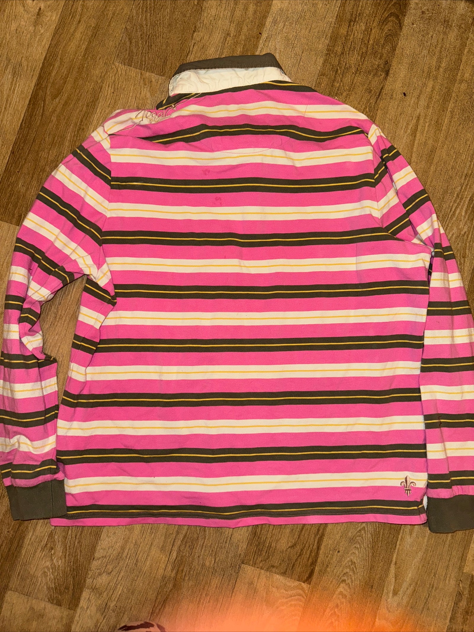 Toggi Pink Stripe Size 18 Polo Top