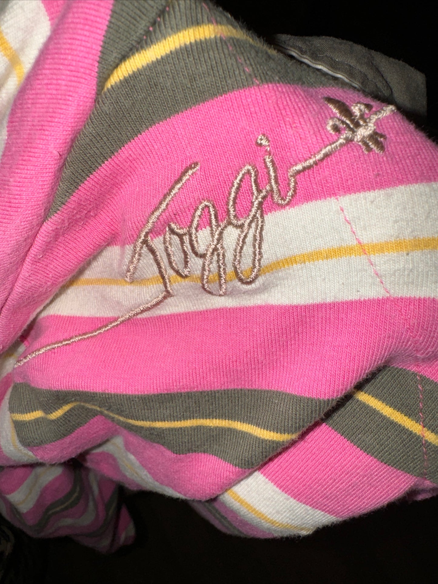 Toggi Pink Stripe Size 18 Polo Top