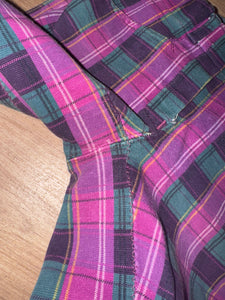 Requisite 7/8yrs Purple Check Jodphurs