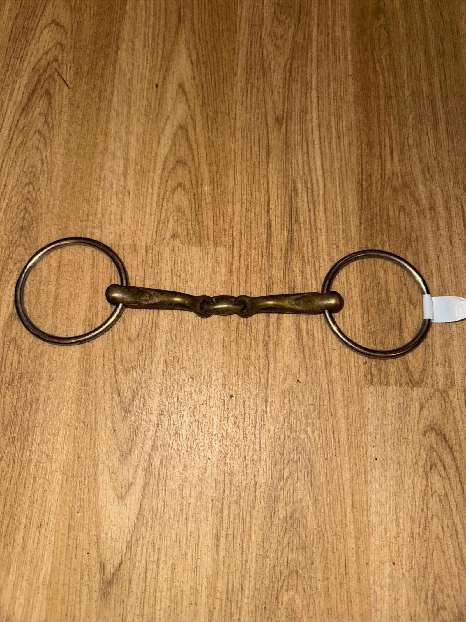 5.5” Copper Mix Lozenge Snaffle - CURVED MOUTHPIECE