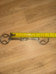 6” Wilkie Loop Ring Snaffle