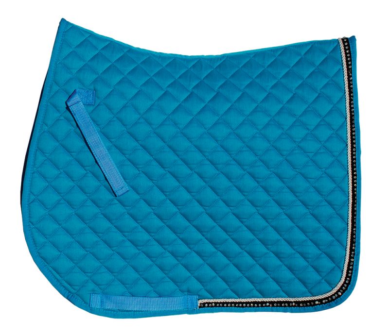 Rhinegold Elite Diamante Trimmed Saddle Cloth