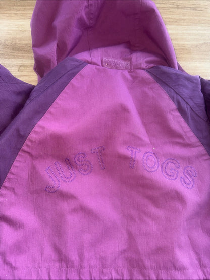 Just Togs Purple Warm 11/12 Yrs Horse Riding Jacket Coat | Second Hand Rider
