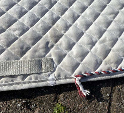 Shires Wessex White Pony/Cob Saddle Pad