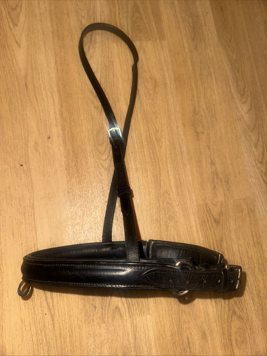 Black Cob Size Noseband #987