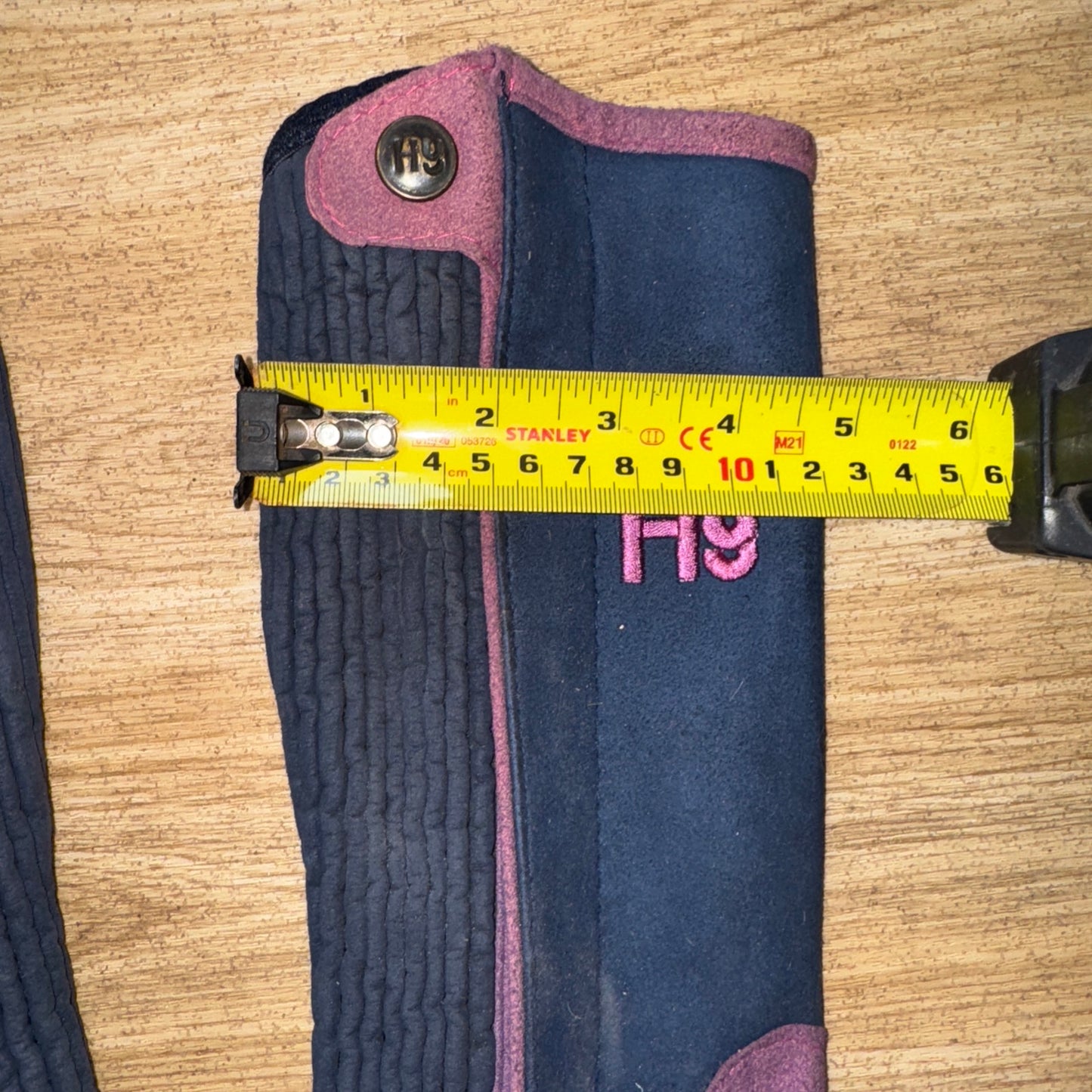 Hy Equestrian Childs Size Small Navy / Pink Chaps