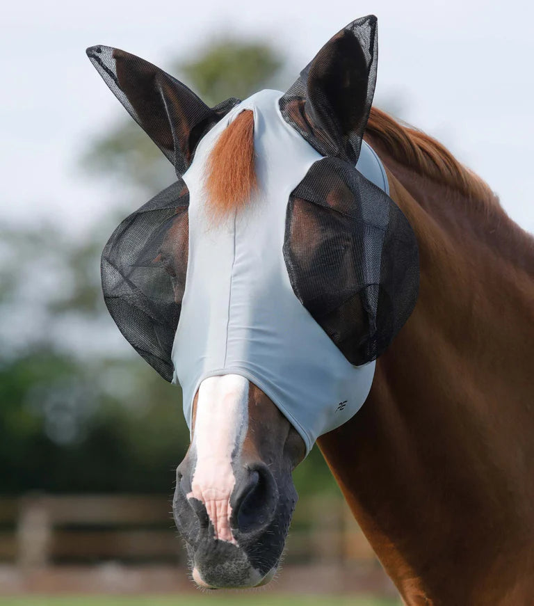 Premier Equine Comfort Tech Lycra Fly Mask .