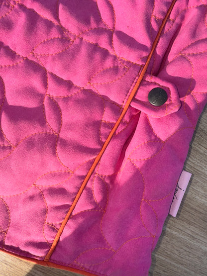 Joules Pink Brand New Ladies Size 10 Gilet Waist Jacket Quilted