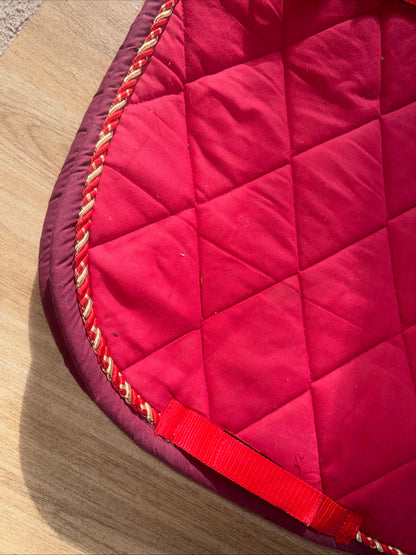 Bartyl Red Size Full Square Saddle Pad | Second Hand Horse Tack