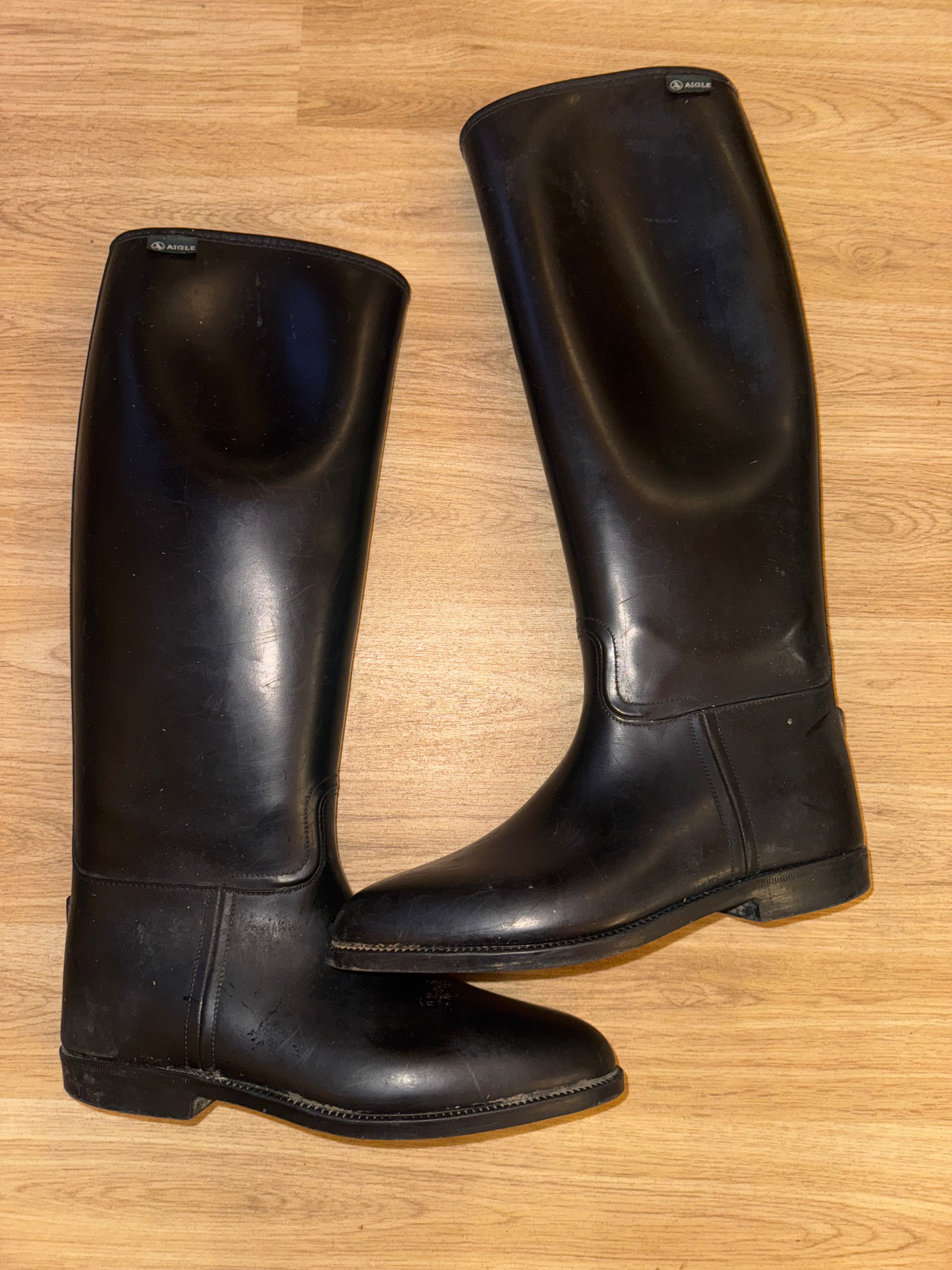 Aigle Long Men’s 10 Rubber Riding Boots - Free Postage