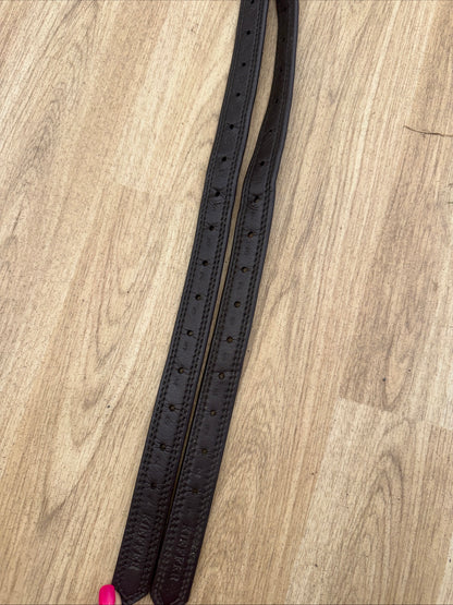 Kieffer Brown Bonded Leather Stirrup Leathers 140 | Second Hand Quality Tack #1