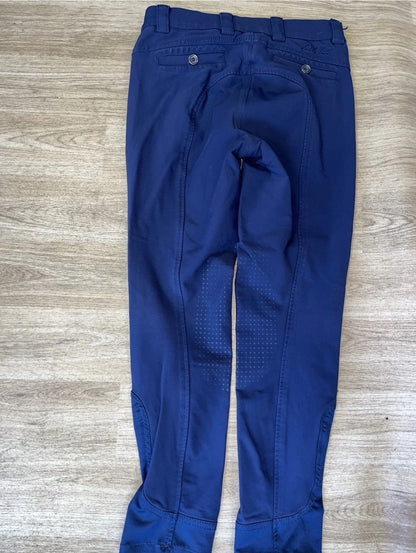 Mark Todd Girls 28” Navy Shell Breeches