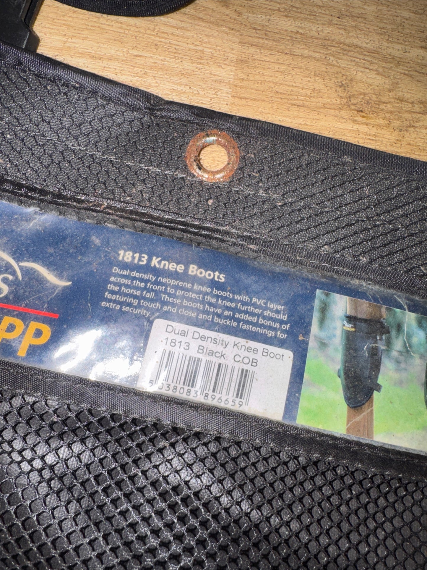 Westropp Cob Size Neoprene Knee Boots  Second Hand Horse Tack