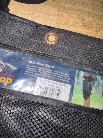 Westropp Cob Size Neoprene Knee Boots  Second Hand Horse Tack