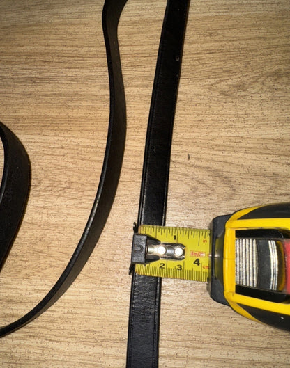 Full Black English Leather Reins #42