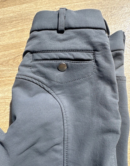 Eneng Grey Shell Stretchy Breeches 26” 28”  Ladies | Second Hand HorseRider Wear