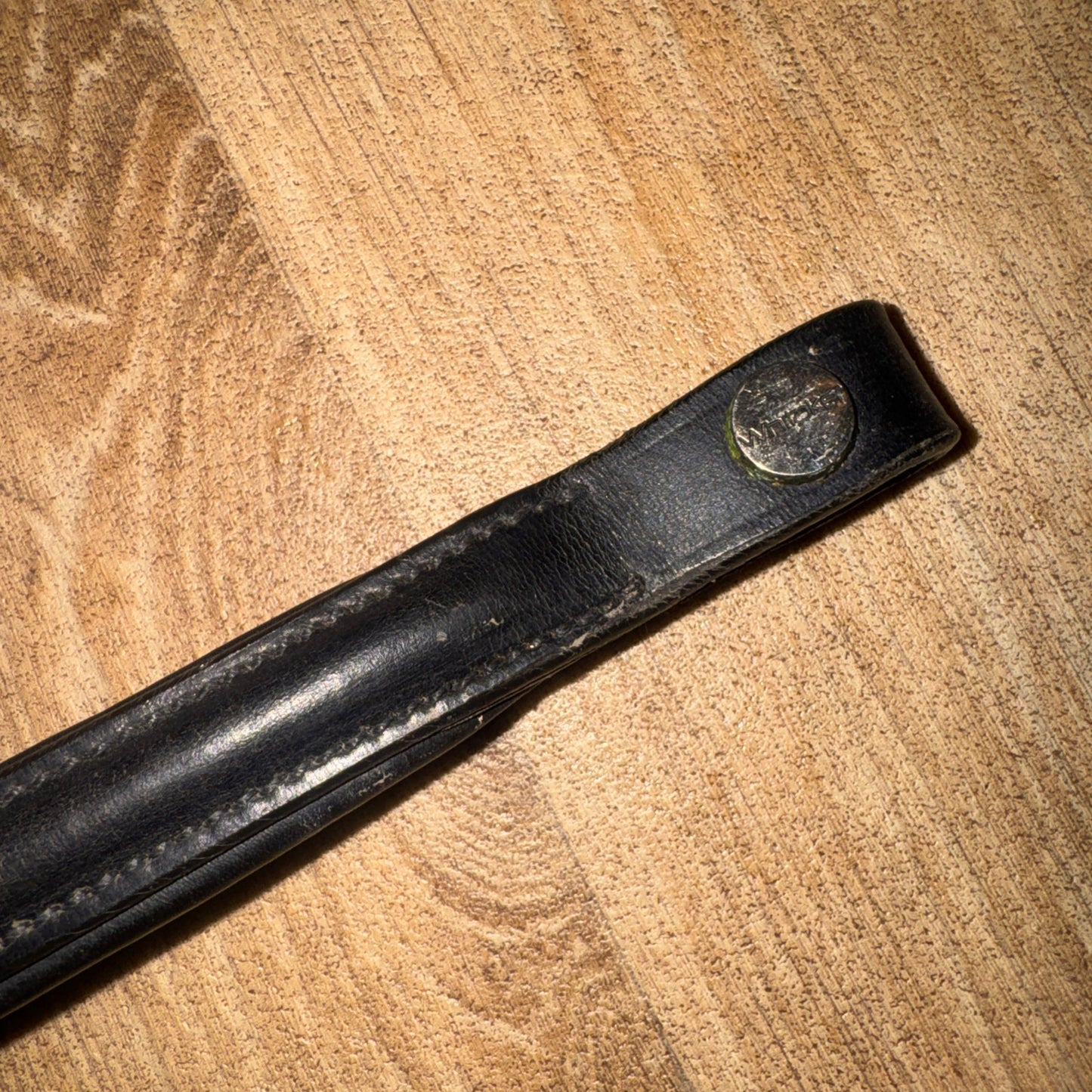 Whitaker Black Raised Leather Browband | Size Pony #213