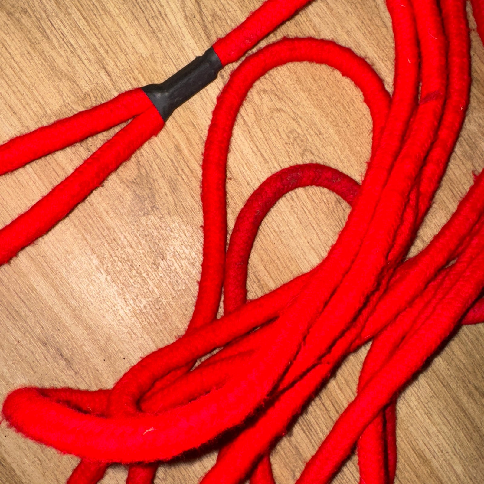 Red Natural Horsemanship Rope Line - Lunge Line