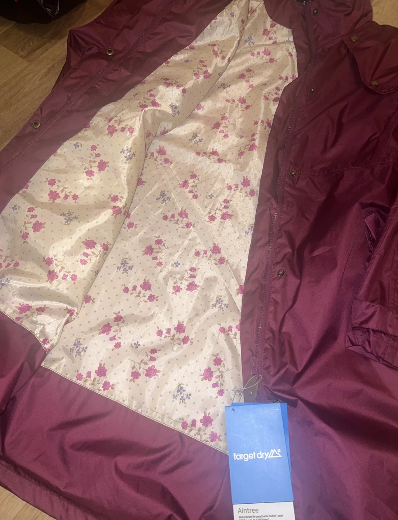 Target Dry New Size 12 Raincoat - Horse Riding Dog Walking Trench Coat
