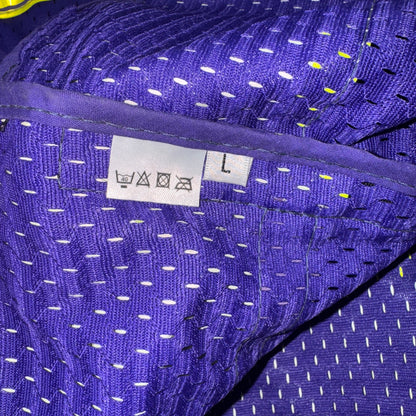 V Bandz Purple Yellow Reflective Hi Viz Vest Tabard - Large Ladies