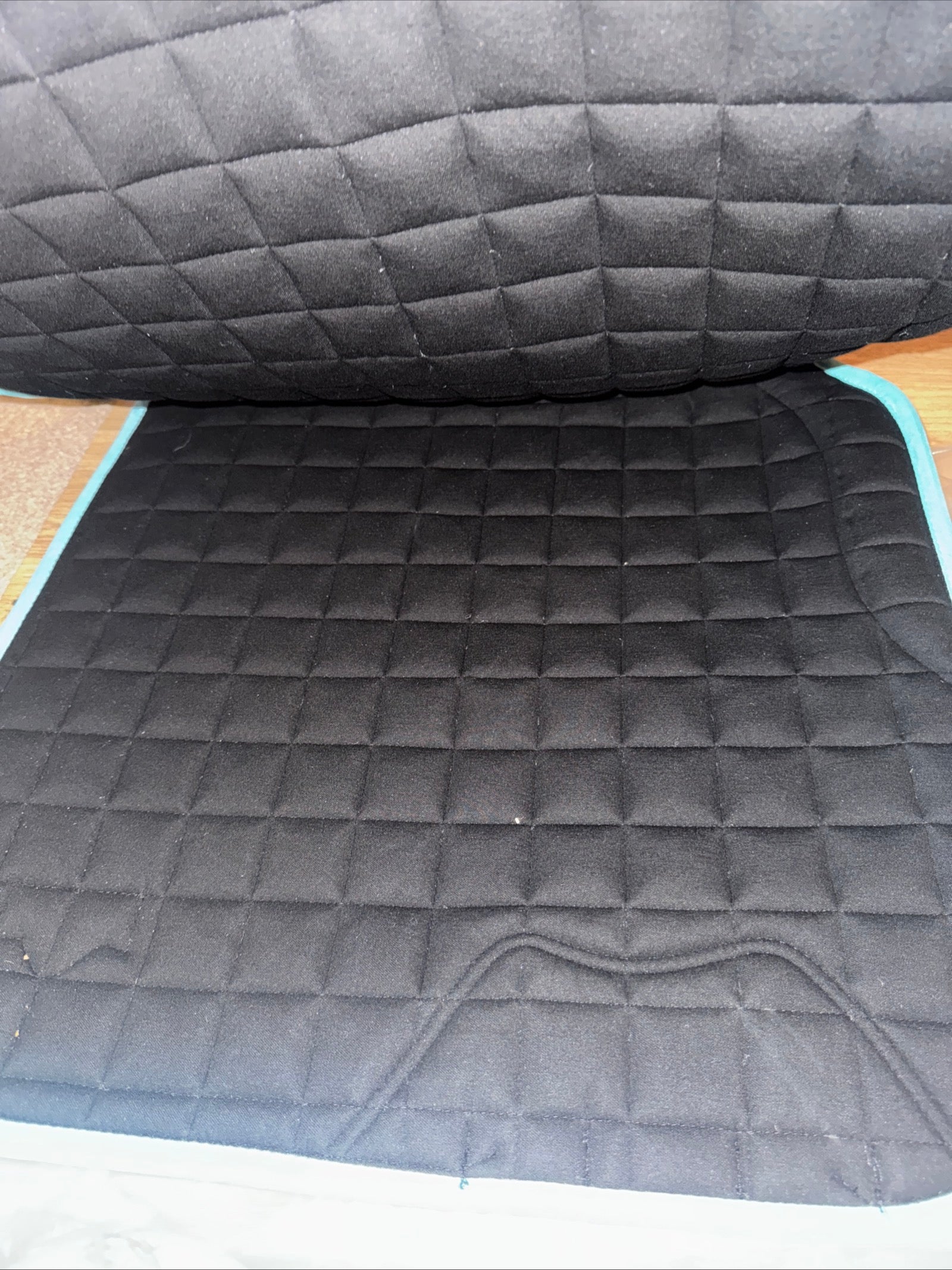 Lemieux Size Large Dressage Saddle Pad - AZURE Loire Memory Foam