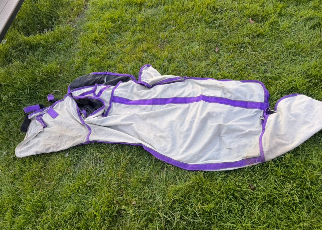 Hy Equestrian Fly Combo Rug Neck 5ft Second Hand Pony Tack Equine