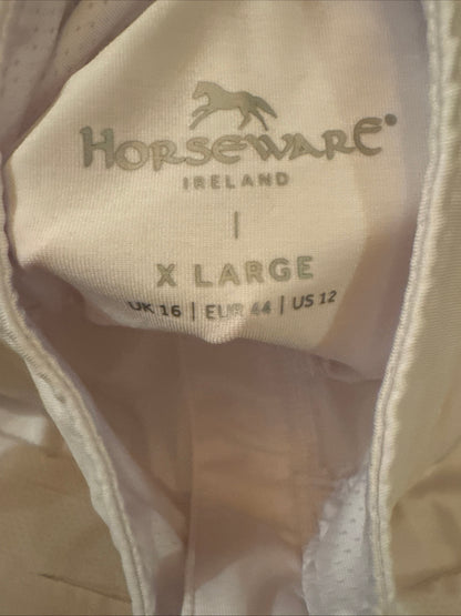 Horseware White Competition Baselayer Top Size XL Ventilation