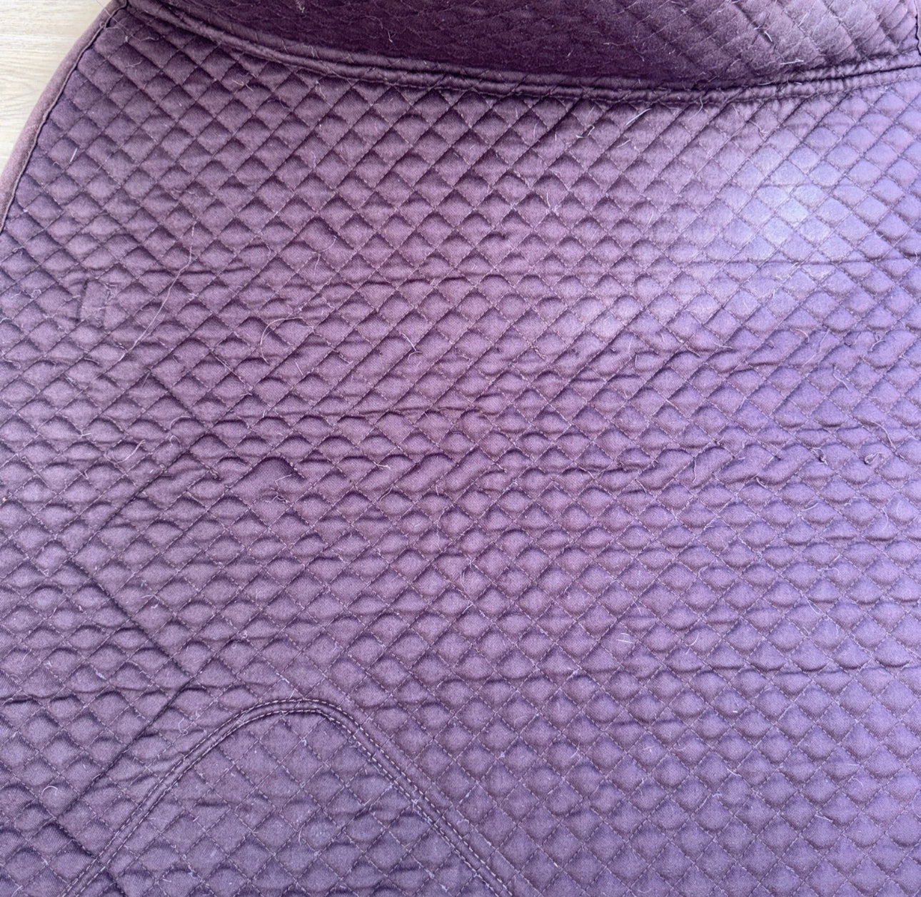 Premier Equine Brown Full Size Dressage Square Saddle Pad