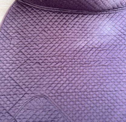 Premier Equine Brown Full Size Dressage Square Saddle Pad