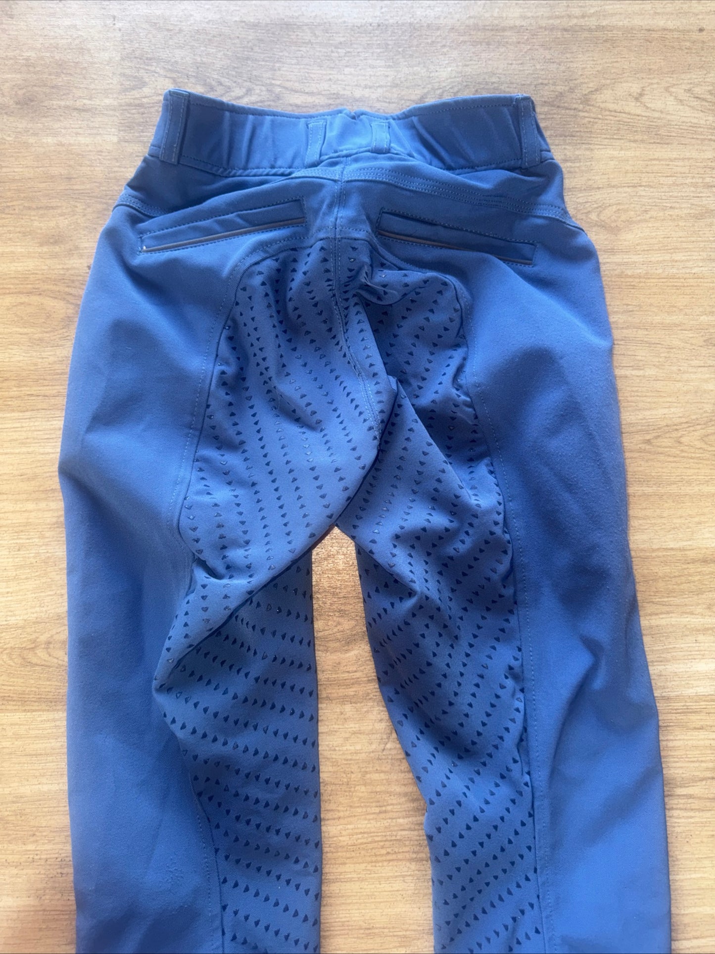 Eurostar Blue Ladies 24” Size 6 Breeches - Full Silicone Grip Seat